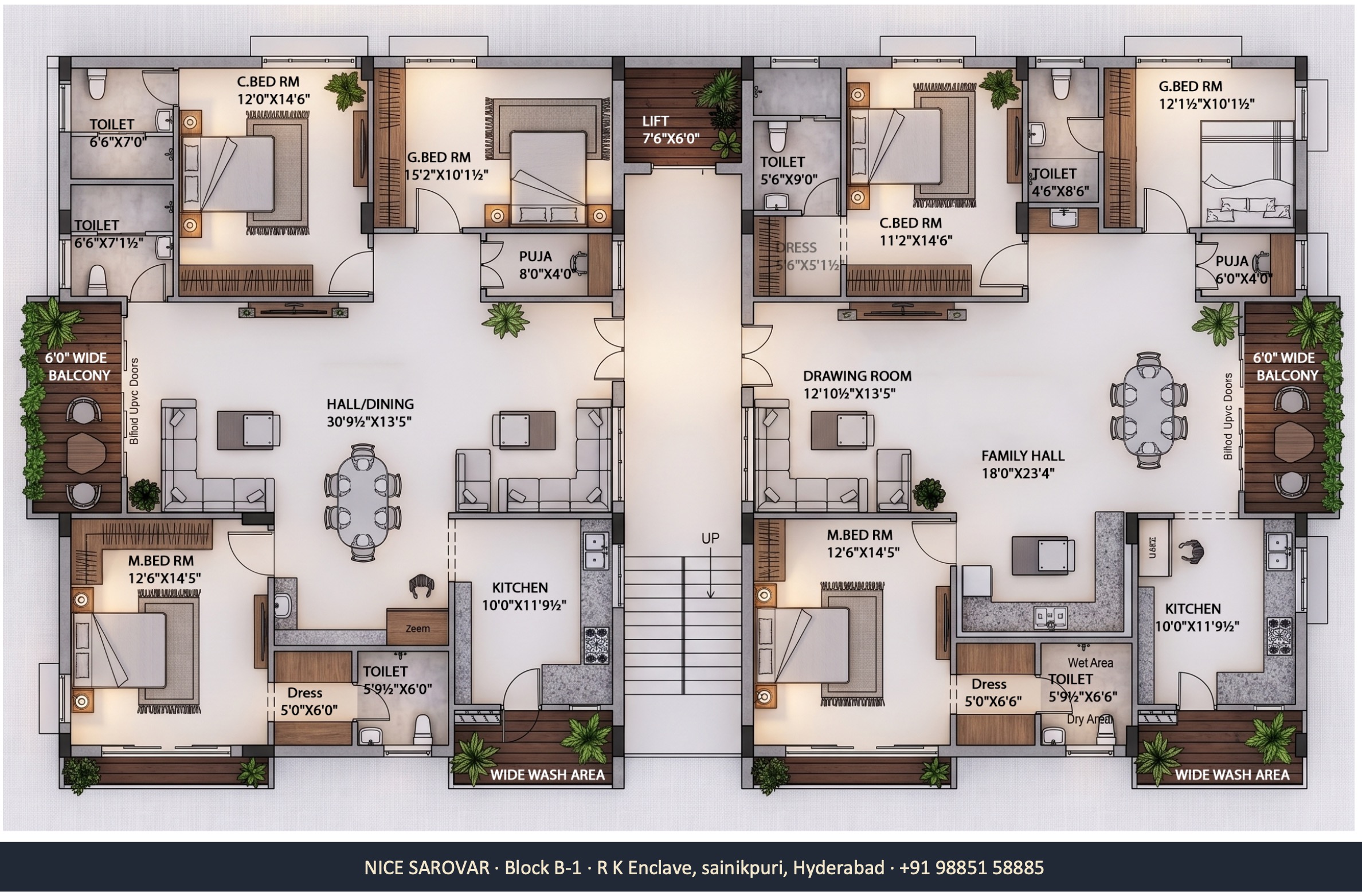 Nice Sarovar Floor Plan
